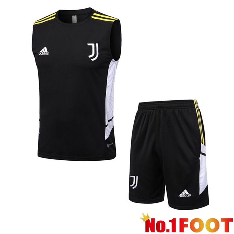 Juventus Football Vest + Shorts Black 2022-2023