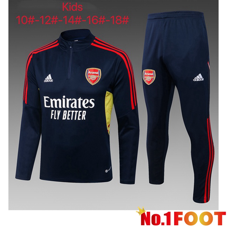 Arsenal Kids Training Tracksuit Blue Royal 2022-2023