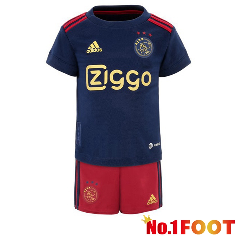 AFC Ajax Kids Football Jerseys Away Black 2022-2023