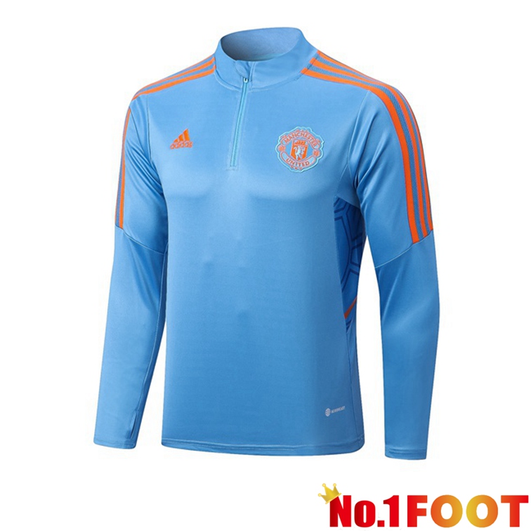 Manchester United Training Sweatshirt Blue 2022-2023