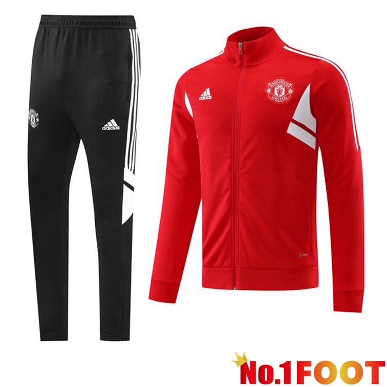 Manchester United Training Jacket Suit Red 2022-2023