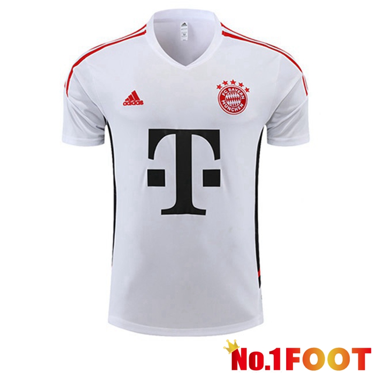 Bayern Munich Training T Shirt White 2022-2023