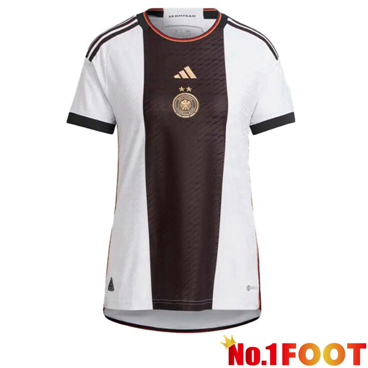 Germany Women Football Jerseys Home Black White 2022-2023