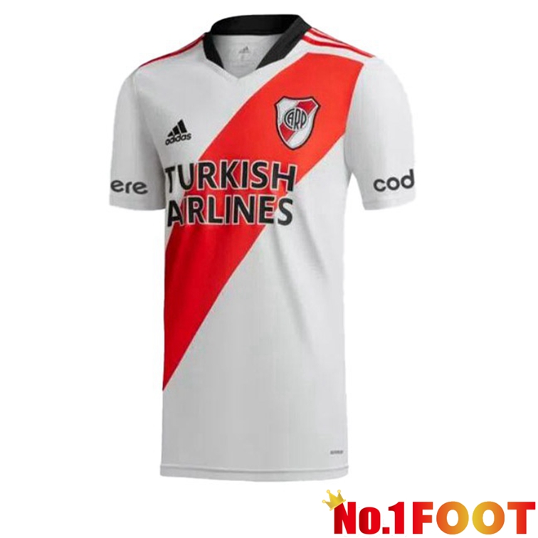 River Plate Football Jerseys Home White Red 2022-2023