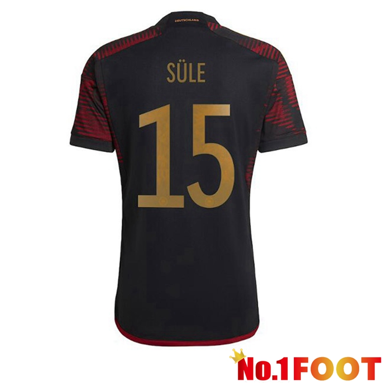 Germany (SULE 15) Football Jerseys Away Black World Cup 2022