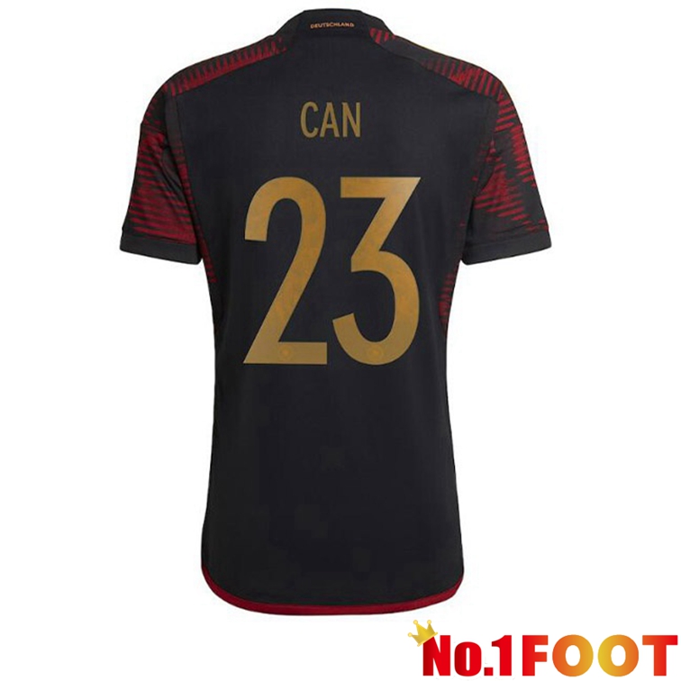 Germany (CAN 23) Football Jerseys Away Black World Cup 2022