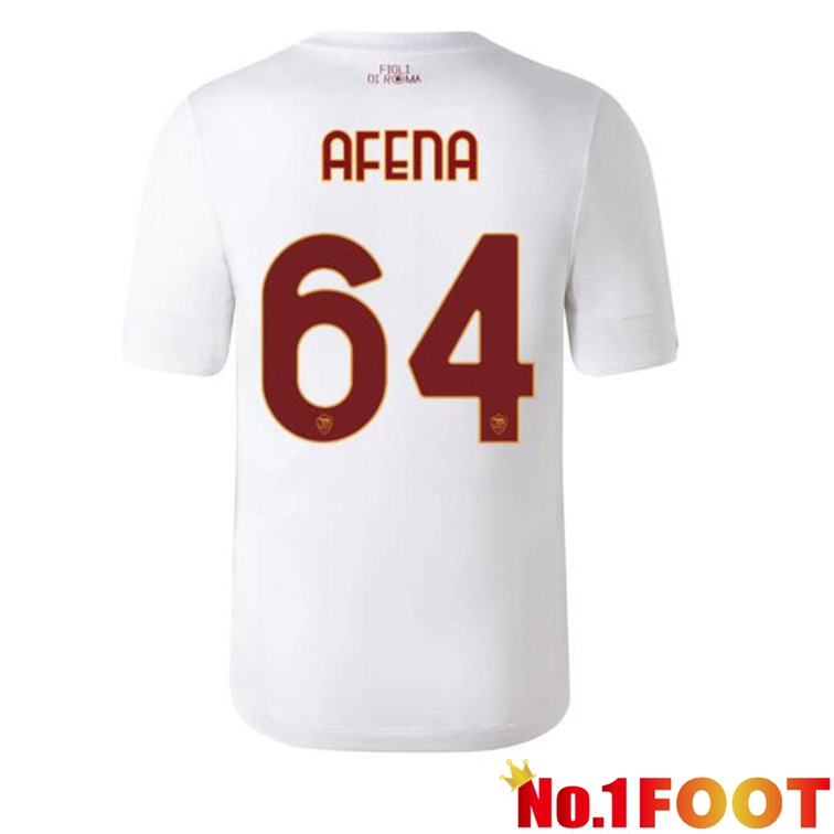 AS Roma (AFENA 64) Football Jerseys Away White 2022-2023