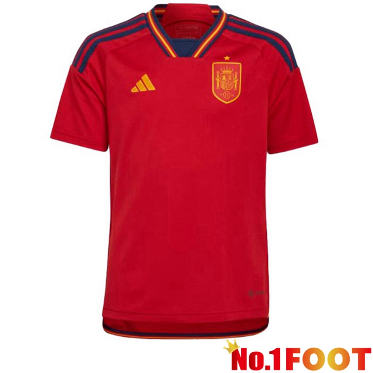 Spain Football Jerseys Home Red 2022-2023