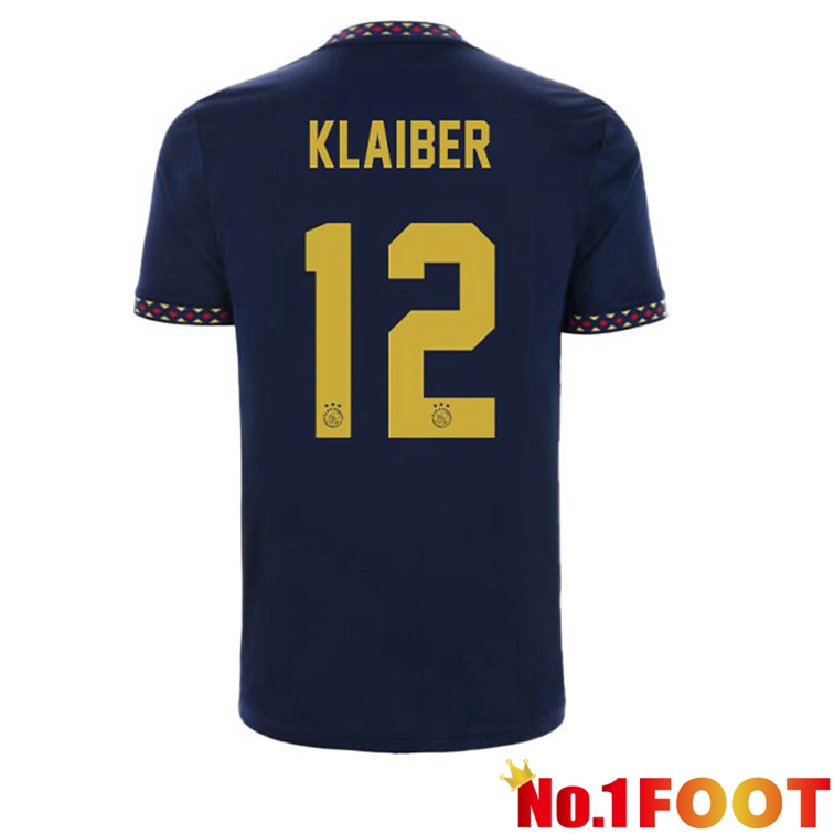 AFC Ajax (Klaiber 12) Football Jerseys Away Black 2022-2023