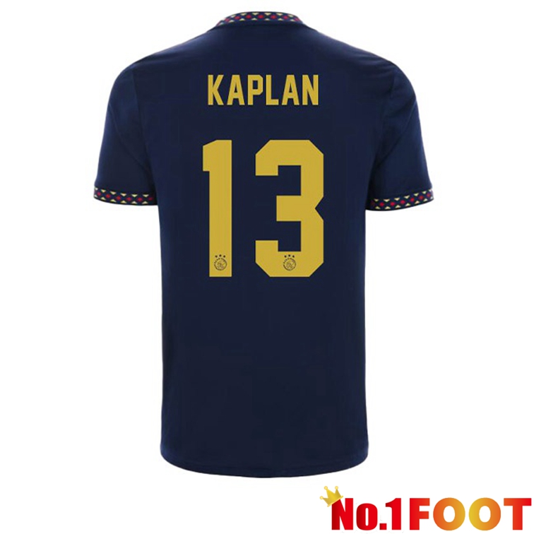 AFC Ajax (Kaplan 13) Football Jerseys Away Black 2022-2023