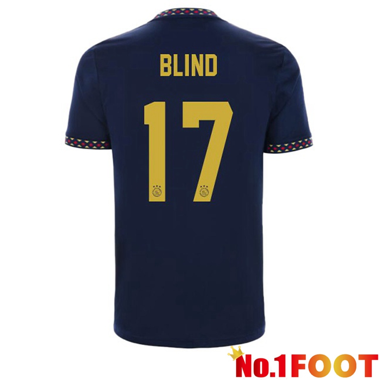 AFC Ajax (Blind 17) Football Jerseys Away Black 2022-2023