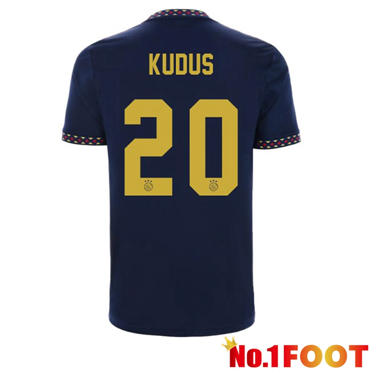 AFC Ajax (Kudus 20) Football Jerseys Away Black 2022-2023