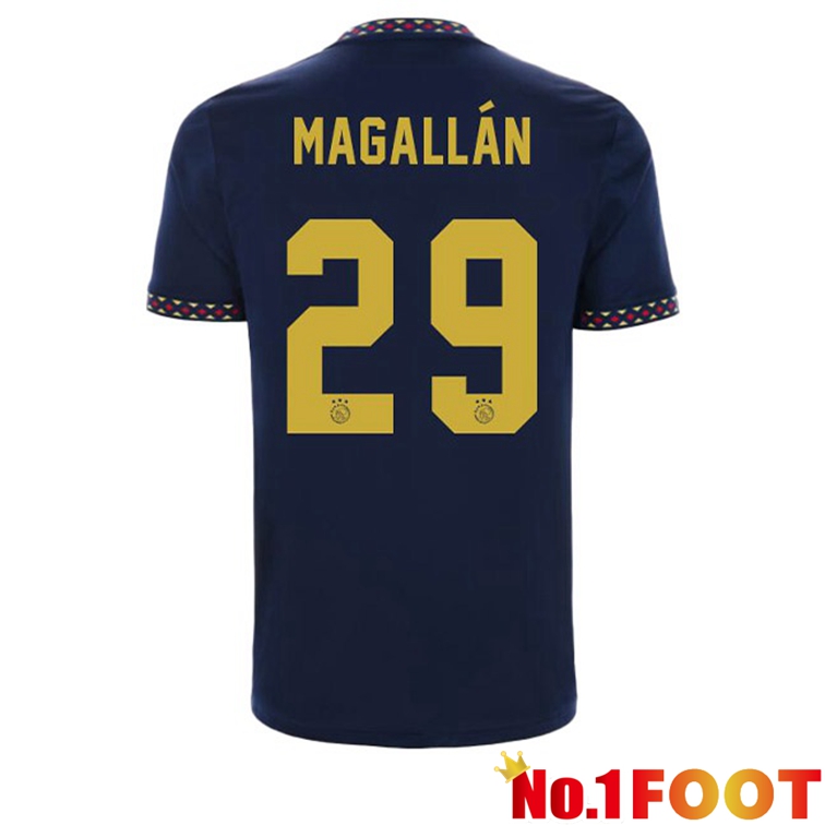 AFC Ajax (Magallán 29) Football Jerseys Away Black 2022-2023