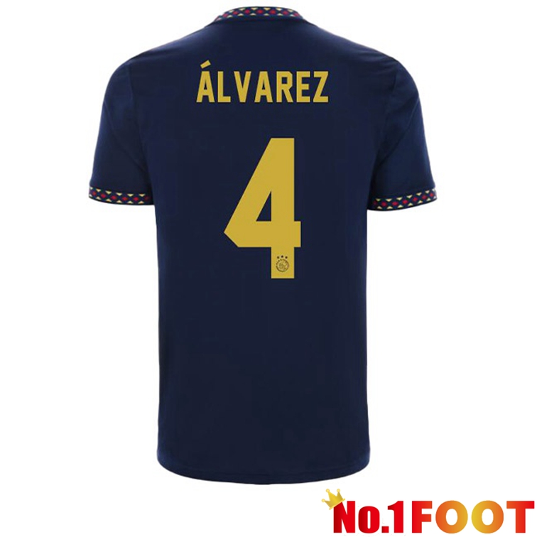 AFC Ajax (Álvarez 4) Football Jerseys Away Black 2022-2023