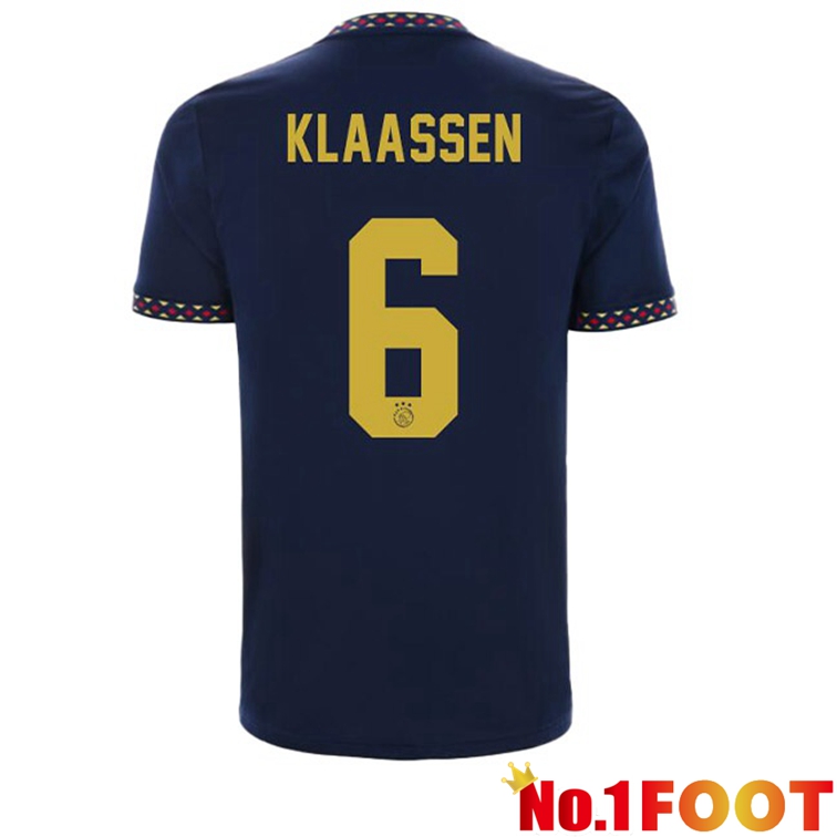 AFC Ajax (Klaassen 6) Football Jerseys Away Black 2022-2023