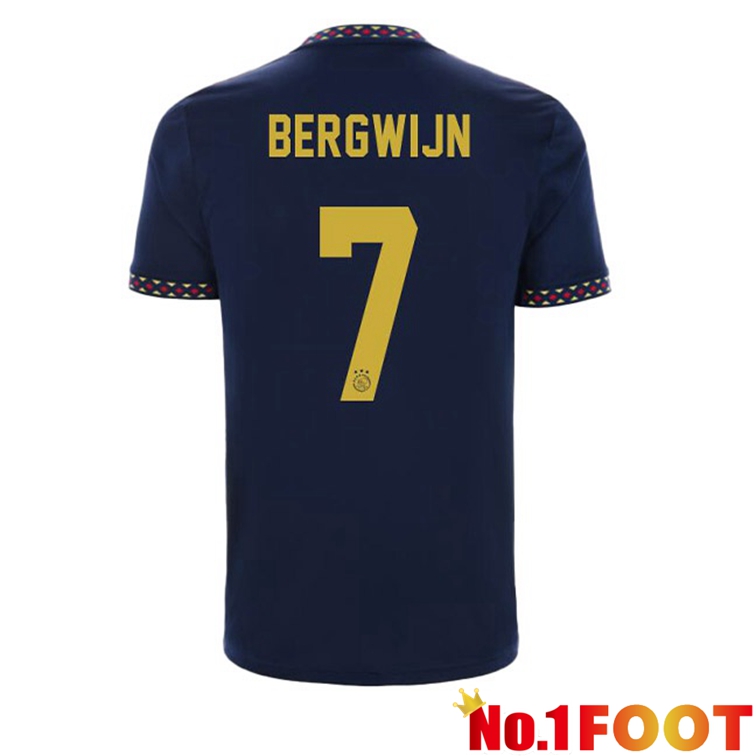 AFC Ajax (Bergwijn 7) Football Jerseys Away Black 2022-2023