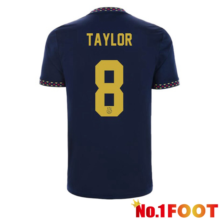 AFC Ajax (Taylor 8) Football Jerseys Away Black 2022-2023