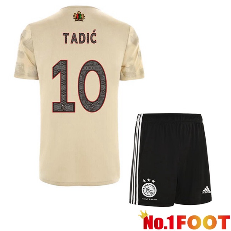 AFC Ajax (Tadić 10) Kids Football Jerseys Third Marron 2022-2023