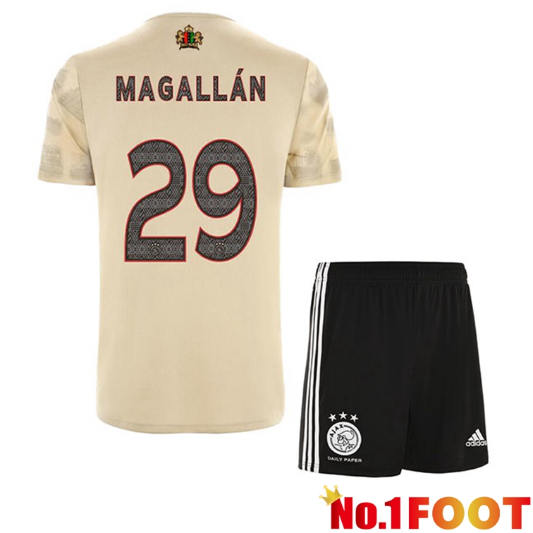 AFC Ajax (Magallán 29) Kids Football Jerseys Third Marron 2022-2023