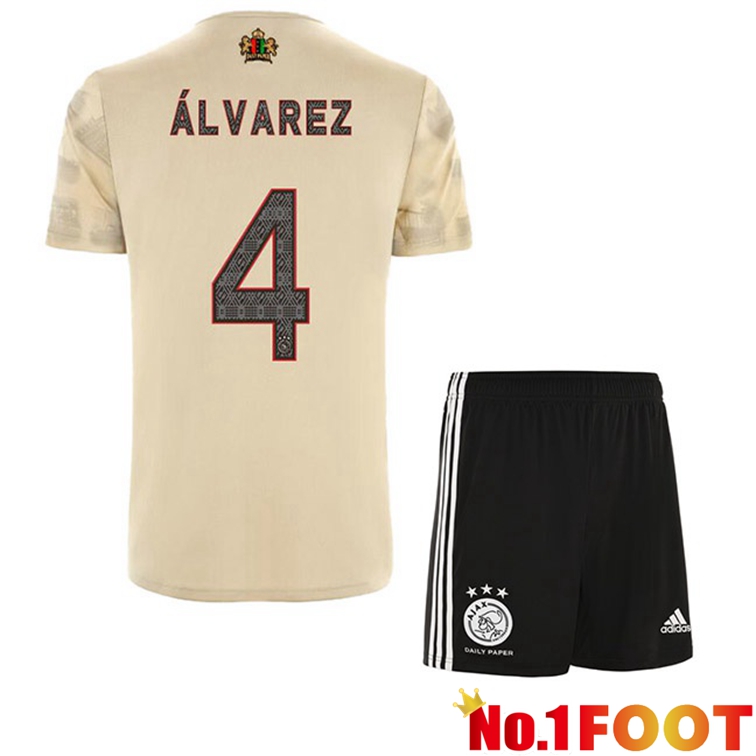 AFC Ajax (Álvarez 4) Kids Football Jerseys Third Marron 2022-2023 - Click Image to Close