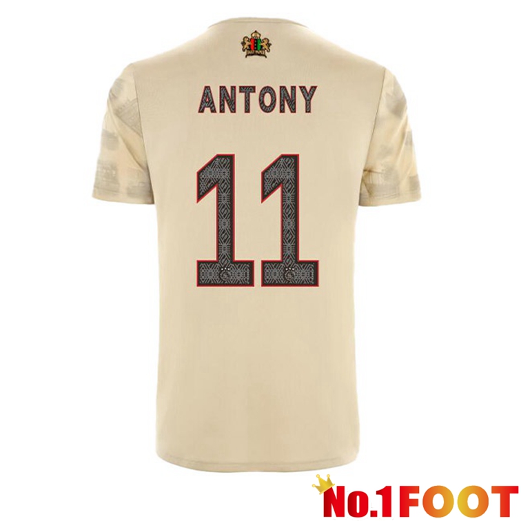 AFC Ajax (Antony 11) Football Jerseys Third Marron 2022-2023