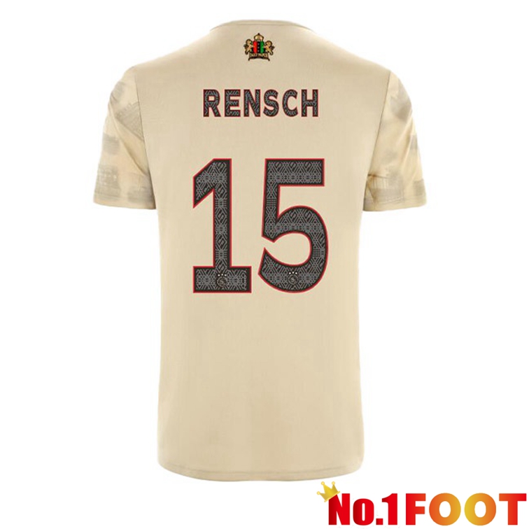 AFC Ajax (Rensch 15) Football Jerseys Third Marron 2022-2023