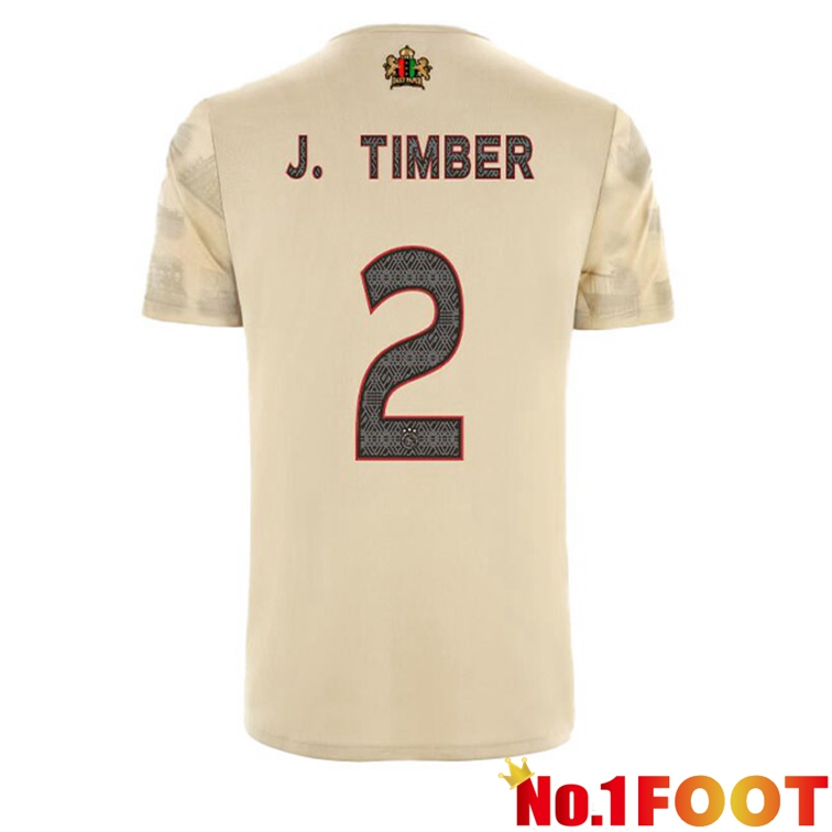 AFC Ajax (J. Timber 2) Football Jerseys Third Marron 2022-2023