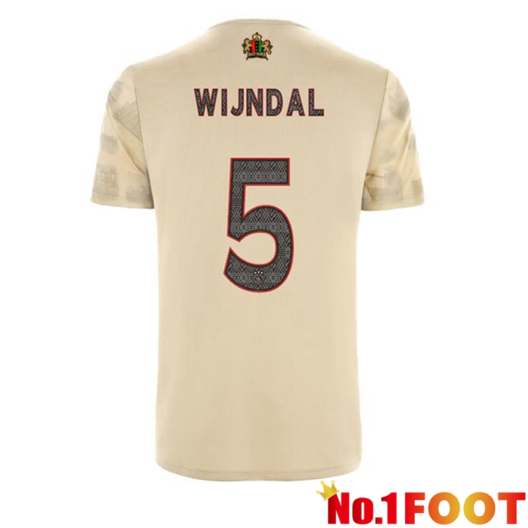 AFC Ajax (Wijndal 5) Football Jerseys Third Marron 2022-2023