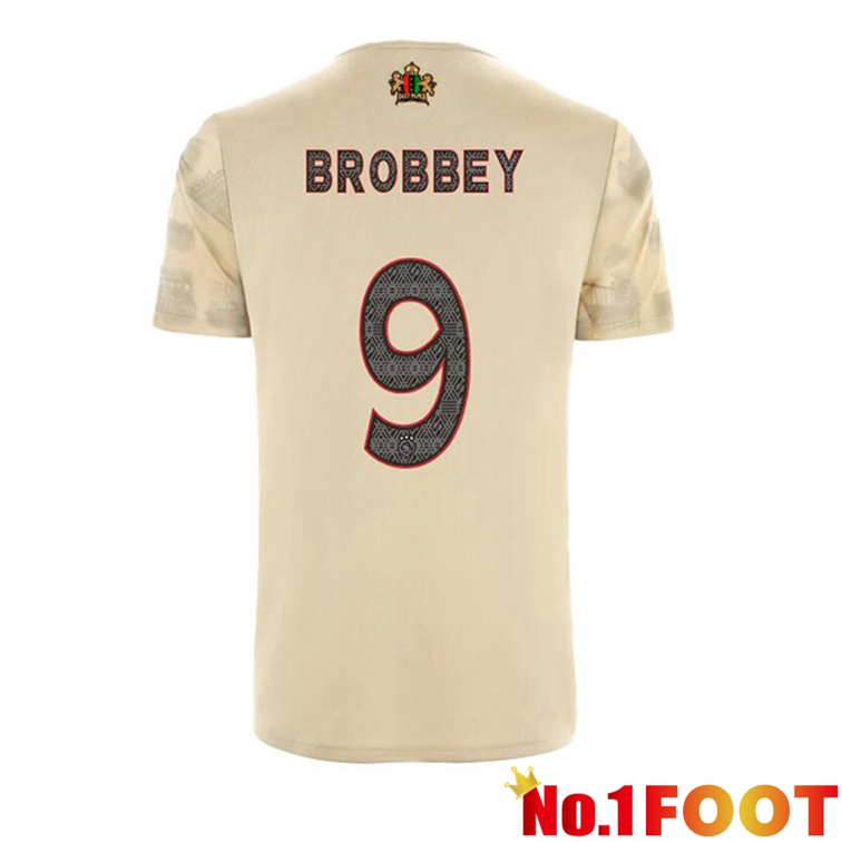 AFC Ajax (Brobbey 9) Football Jerseys Third Marron 2022-2023