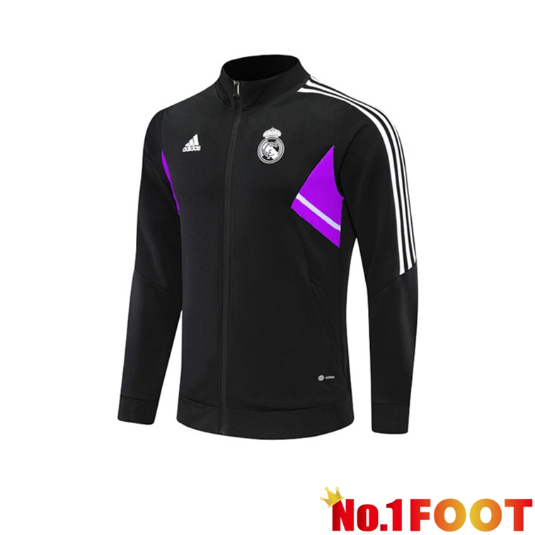 Real Madrid Training Jacket Black 2022-2023