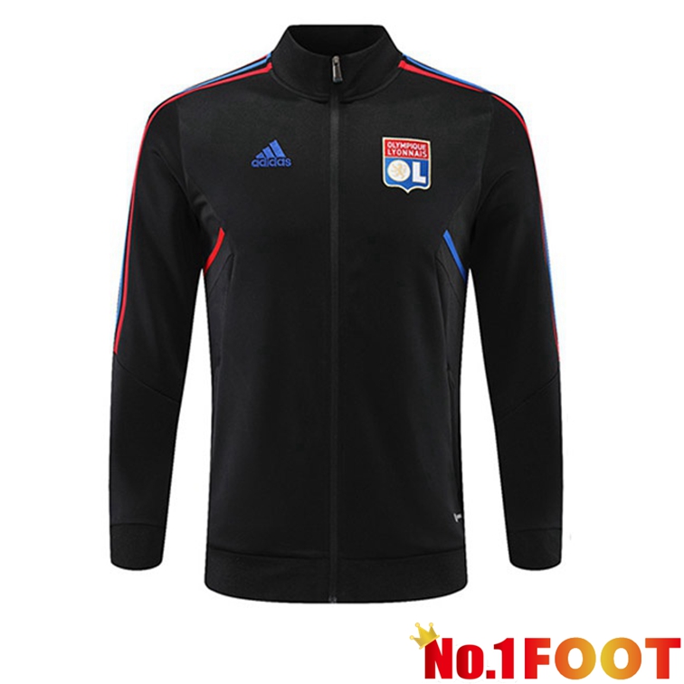 Olympique Lyon Training Jacket Black 2022-2023