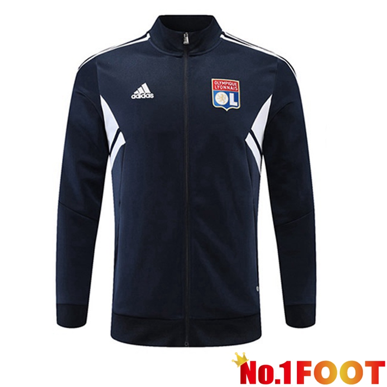 Olympique Lyon Training Jacket Blue Royal 2022-2023