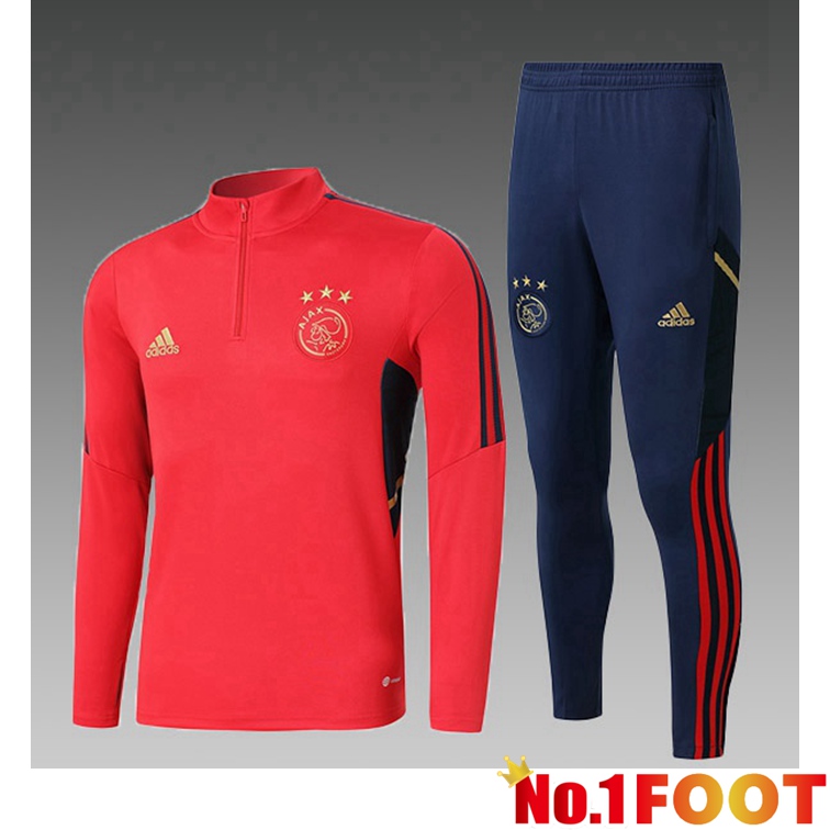 AFC Ajax Kids Training Tracksuit Red 2022-2023