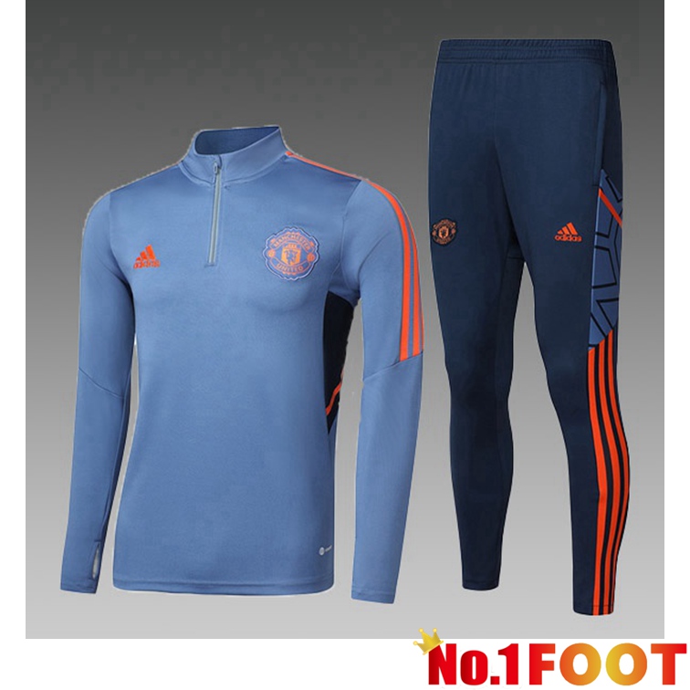 Manchester United Kids Training Tracksuit Gray 2022-2023