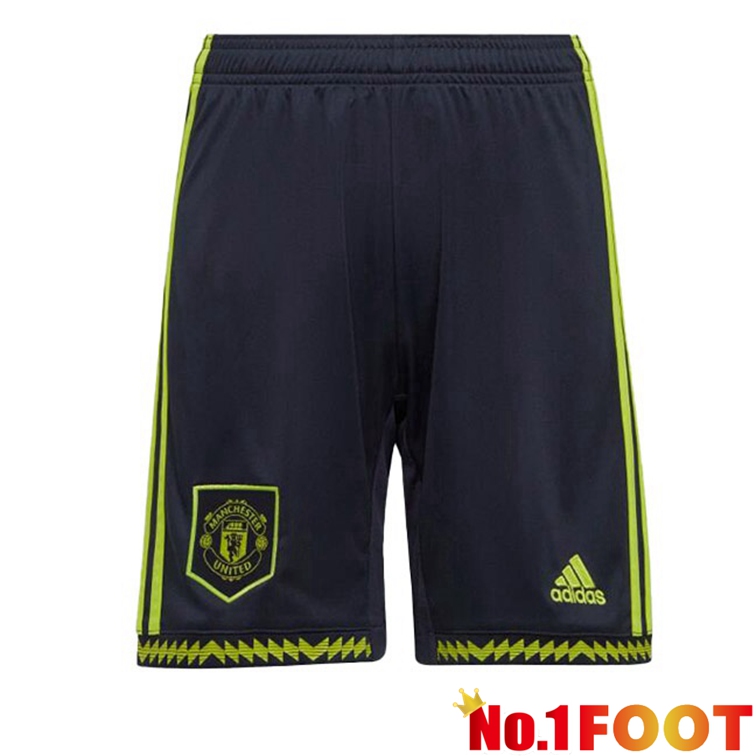 Manchester United Third Football Shorts Green 2022-2023