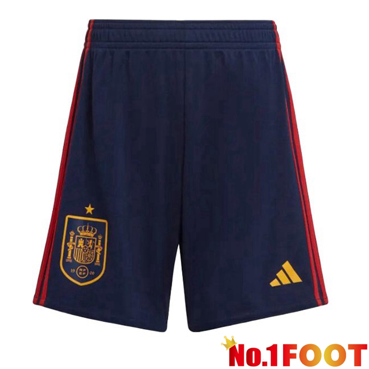 Spain Home Football Shorts Red 2022-2023