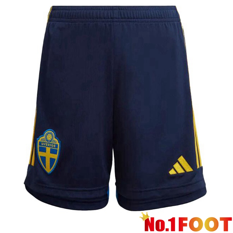 Sweden Home Football Shorts Yellow 2022-2023