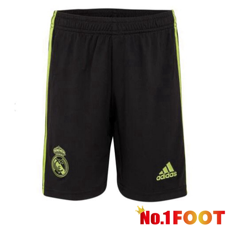 Real Madrid Third Football Shorts Black 2022-2023