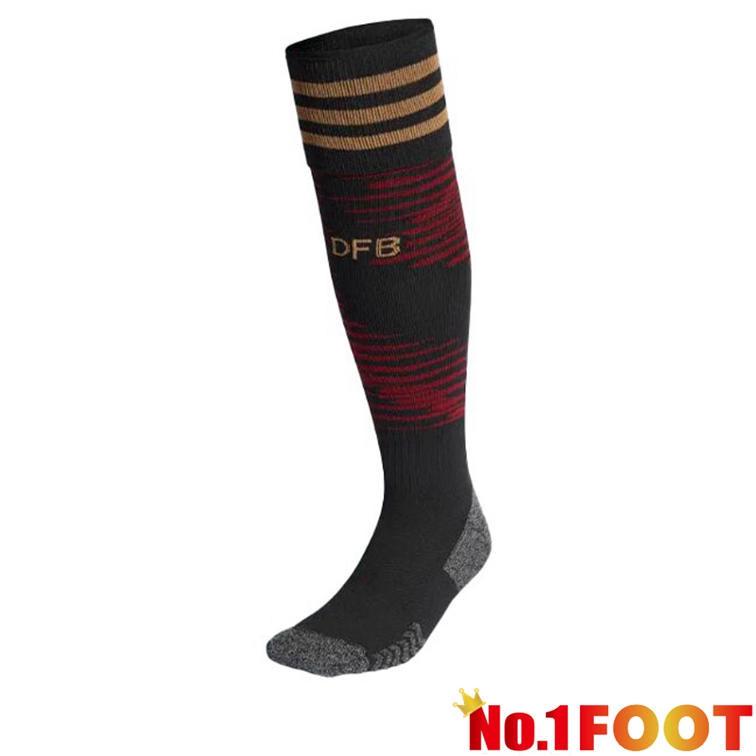 Germany Football Socks Away Black 2022-2023