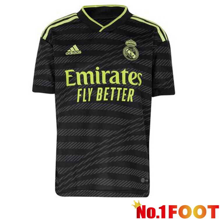 Real Madrid Football Jerseys Third Black 2022-2023