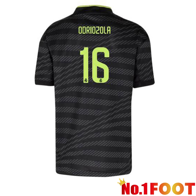 Real Madrid (Odriozola 16) Football Jerseys Third Black 2022-2023