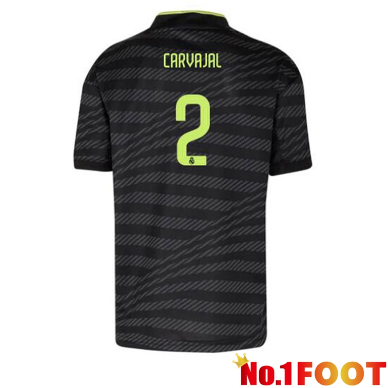 Real Madrid (Carvajal 2) Football Jerseys Third Black 2022-2023