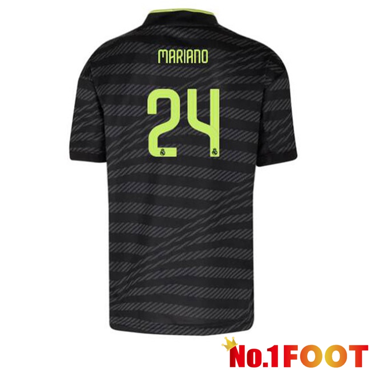 Real Madrid (Mariano 24) Football Jerseys Third Black 2022-2023