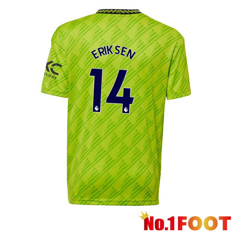 Manchester United (ERIKSEN 14) Football Jerseys Third Green 2022-2023