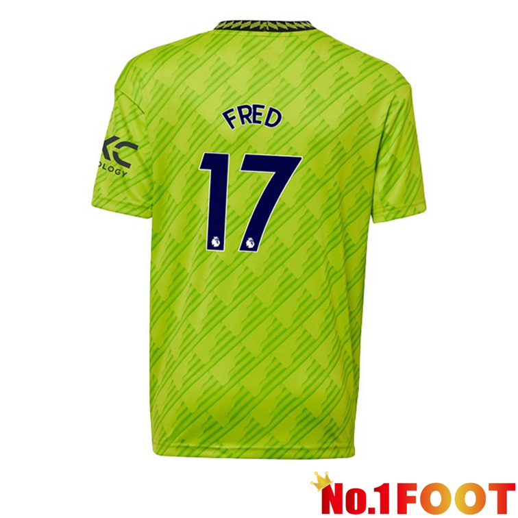 Manchester United (FRED 17) Football Jerseys Third Green 2022-2023