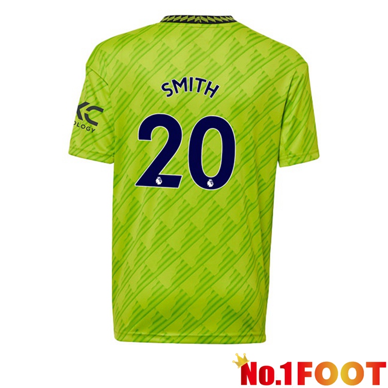 Manchester United (SMITH 20) Football Jerseys Third Green 2022-2023 - Click Image to Close