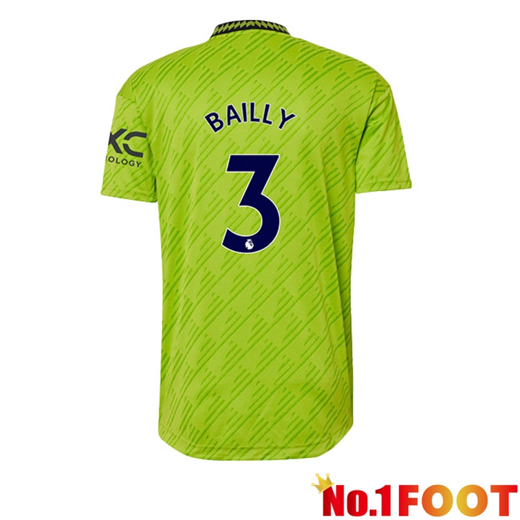 Manchester United (BAILLY 3) Football Jerseys Third Green 2022-2023