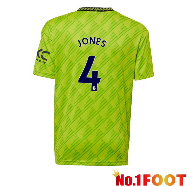 Manchester United (JONES 4) Football Jerseys Third Green 2022-2023