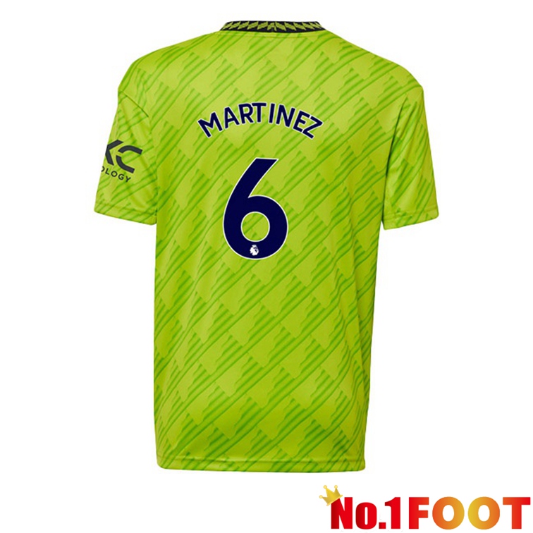 Manchester United (MARTINEZ 6) Football Jerseys Third Green 2022-2023