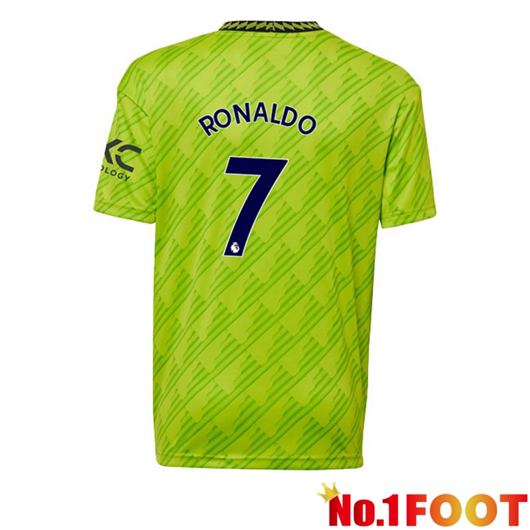 Manchester United (RONALDO 7) Football Jerseys Third Green 2022-2023